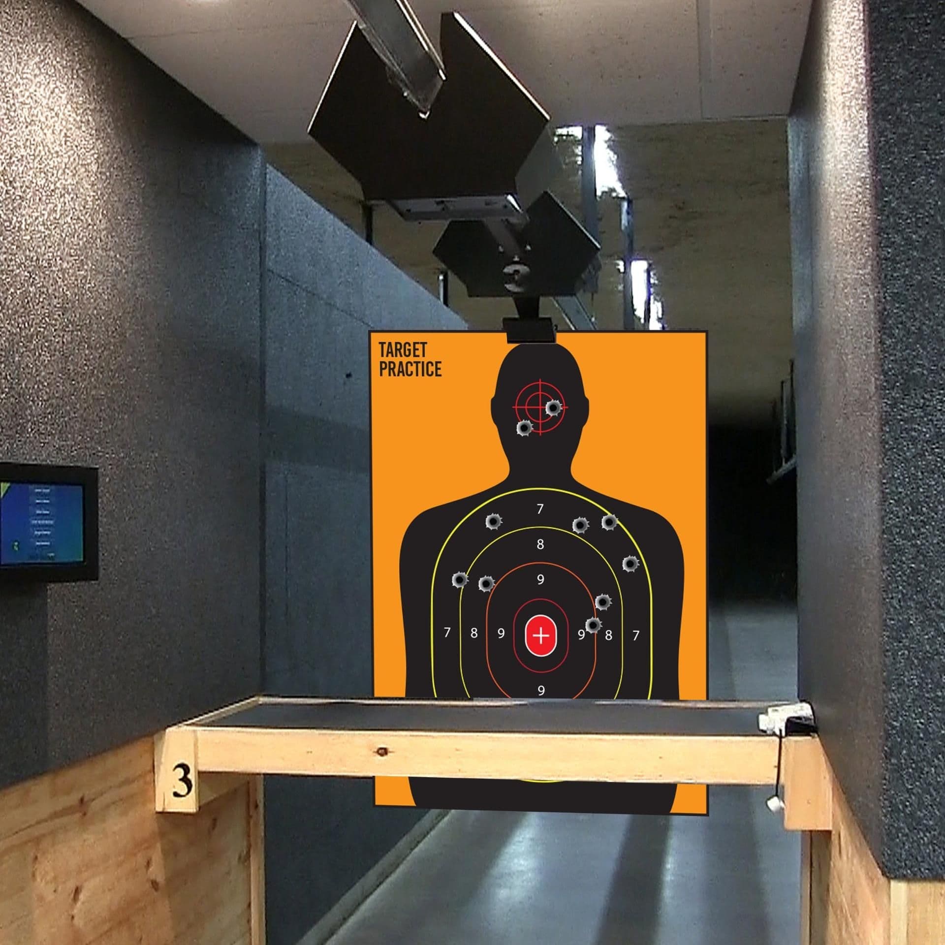 image-Range Shooting Targets Practice For Gun Rifle Pistol Airsoft Handgun - Large Outdoor Human Silhouette Paper Shoot Set