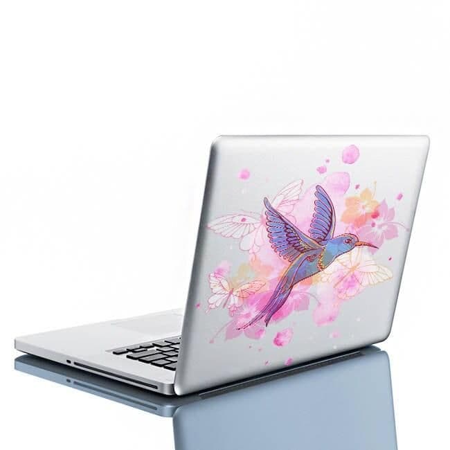 image-Hummingbird Wall Vinyl Sticker - Colibri Art Decor Humming Bird Cute Colorful Home Decal Gift
