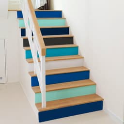 image-Gradient Color Self-adhesive Stairs Risers Stickers