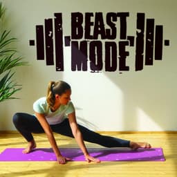 image-Fitness Gym Wall Workout Decor Vinyl Decal - Inspirational Motivational Sports Stickers Quotes For Exercise Room Beast Mode Sticker Decals