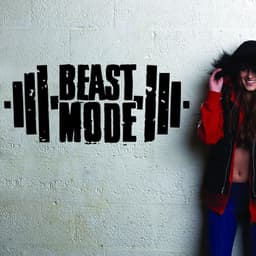 image-Fitness Gym Wall Workout Decor Vinyl Decal - Inspirational Motivational Sports Stickers Quotes For Exercise Room Beast Mode Sticker Decals