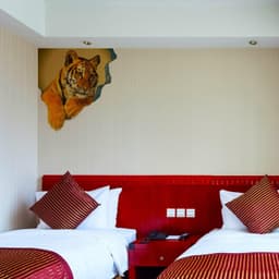 image-3d Tiger Sticker - Tiger Porthole Decoration Wall Decal For Bedroom