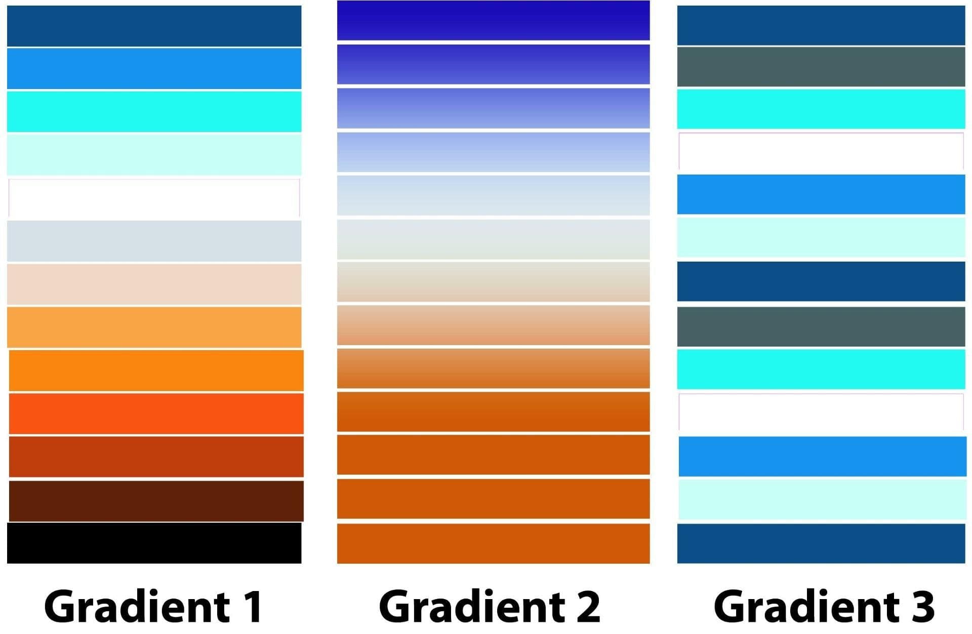 image-Gradient Color Self-adhesive Stairs Risers Stickers