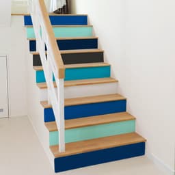 image-Gradient Color Self-adhesive Stairs Risers Stickers
