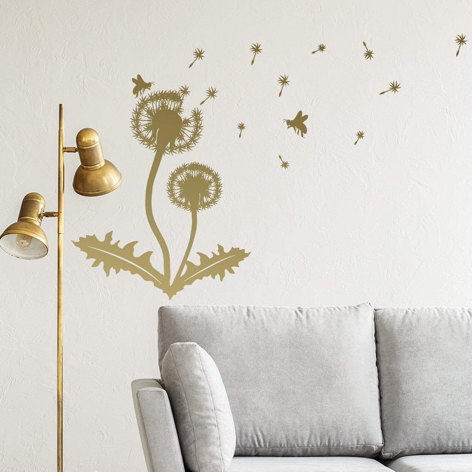 image-Dandelion Vinyl Sticker Wall Decal - Dandelions Art Flower Decor Nursery Decals