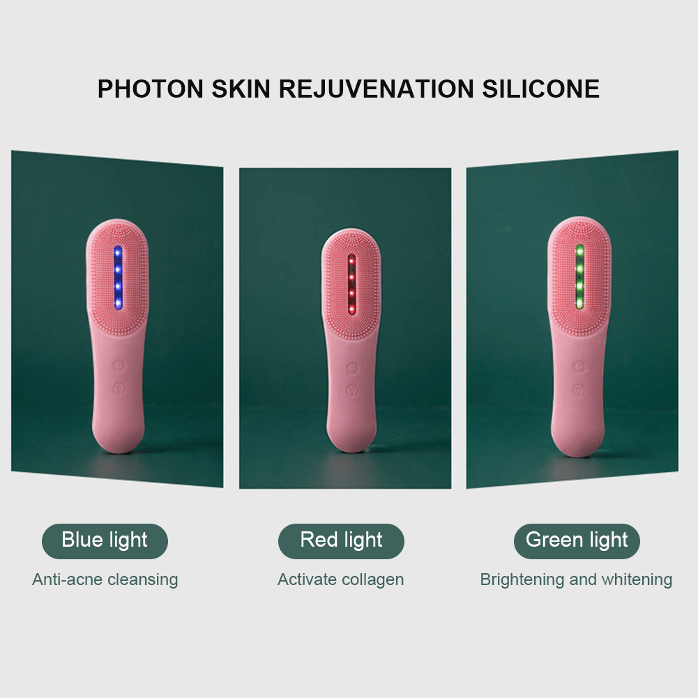 image-Deep Cleansing Exfoliating Removing Electric Facial Cleansing Brush