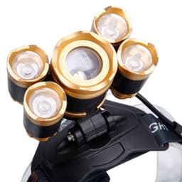 image-Outdoor 3.7V 2400LM Flexible Zoom Highlight Headlamp