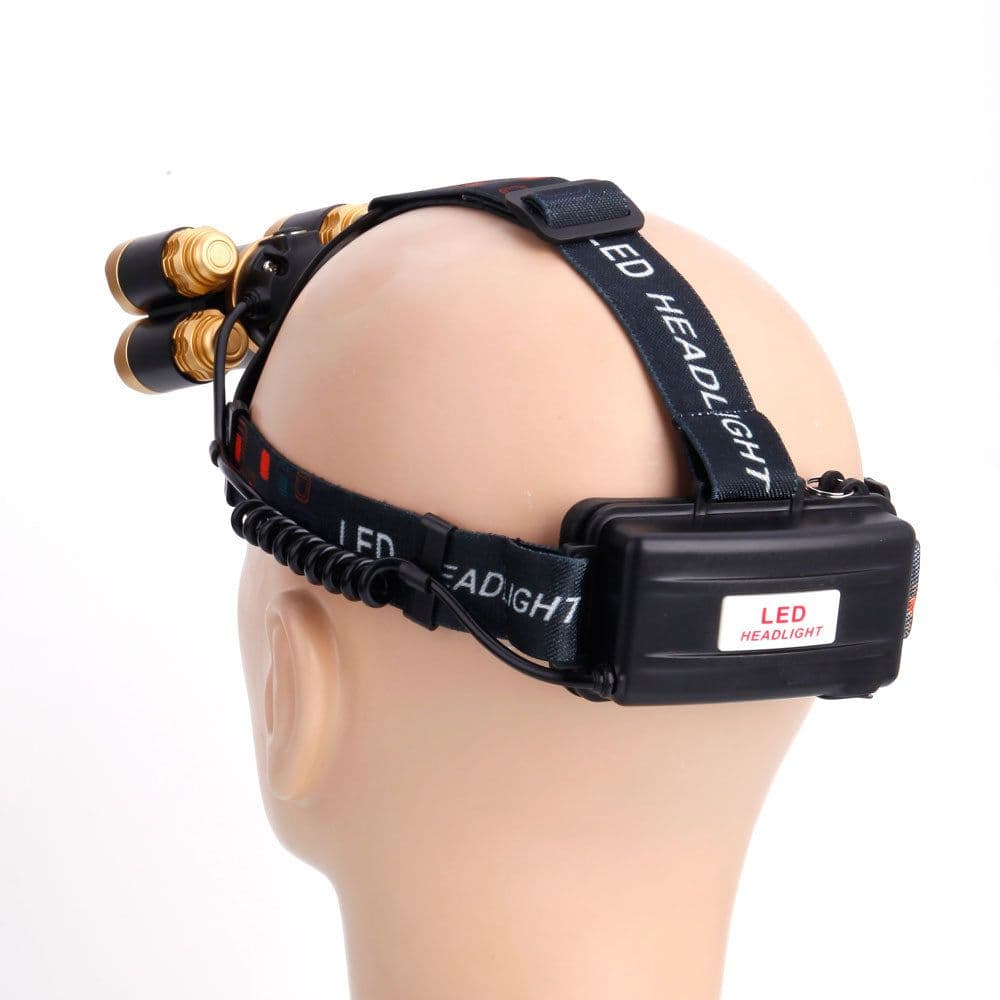 image-Outdoor 3.7V 2400LM Flexible Zoom Highlight Headlamp