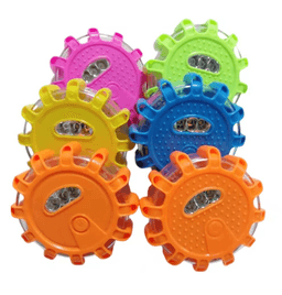 image-LED Roadside Safety Beacon Disc Car Flashing Warning Flare Lights