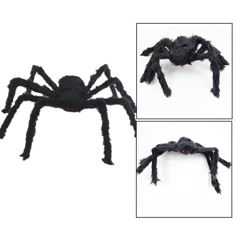 image-Halloween Props Giant Spider Hairy Decoration