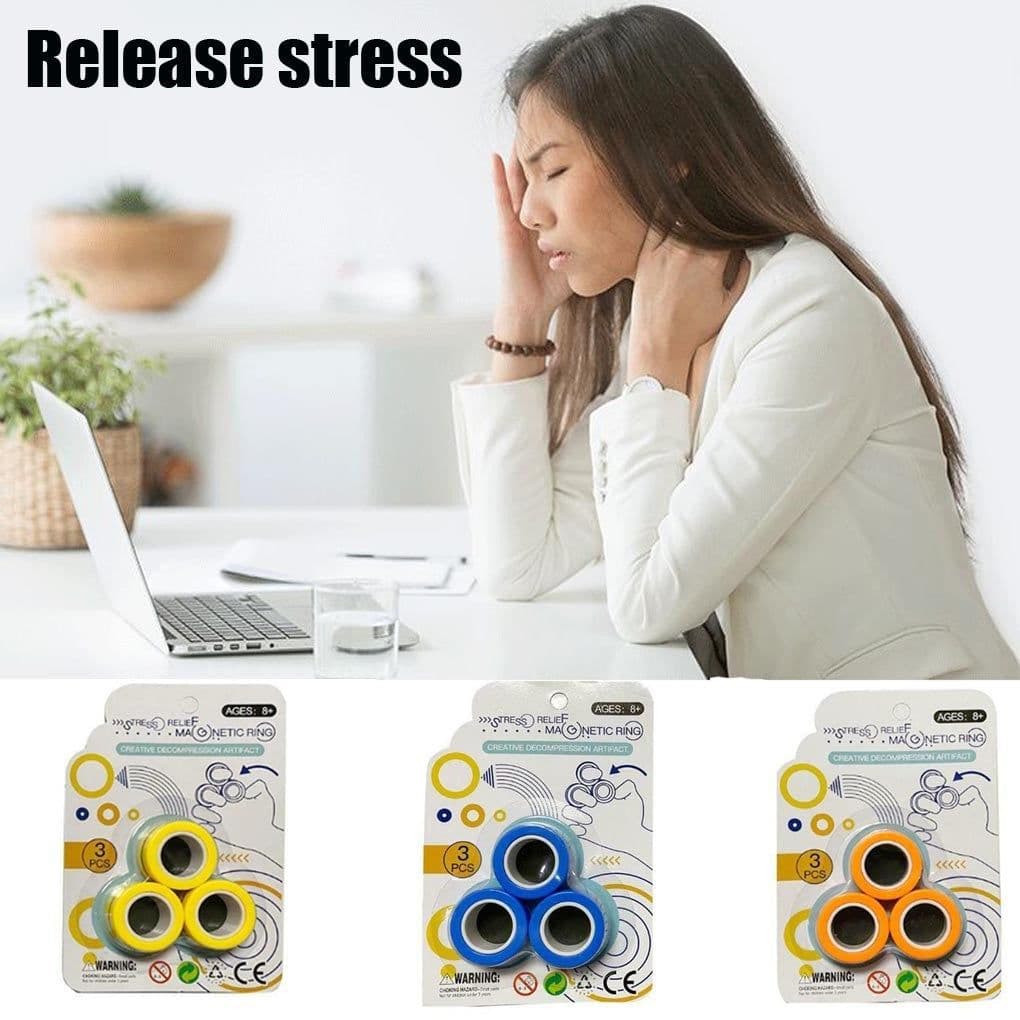 image-FinGears Magnetic Rings Anti-stress Magnetic Rings