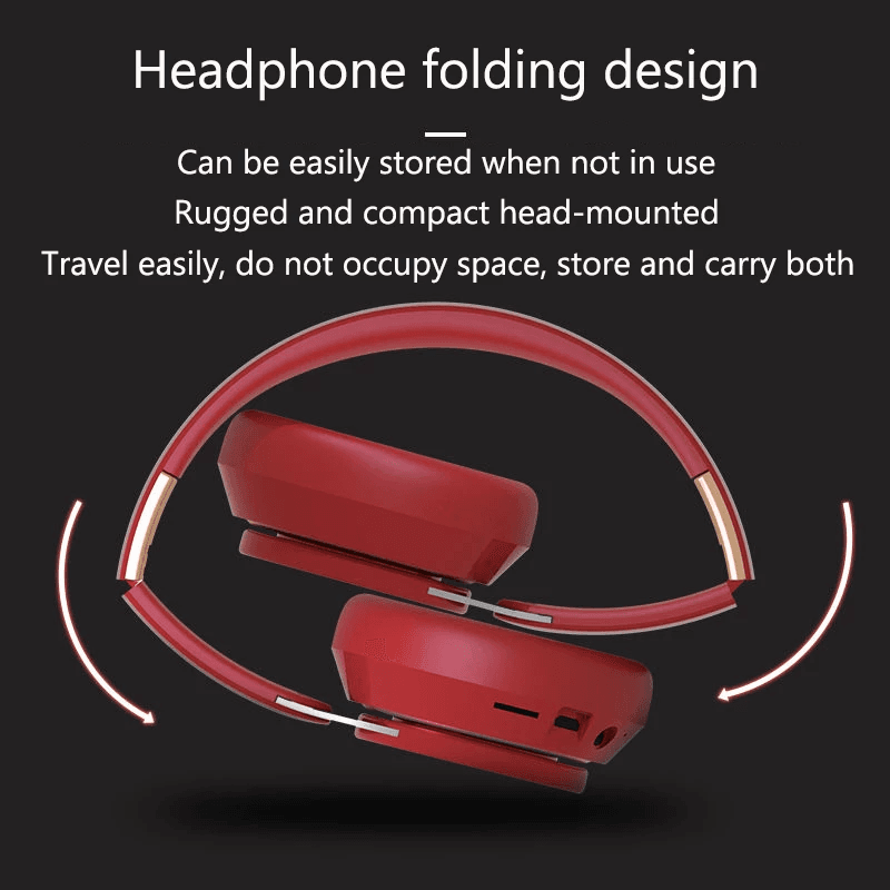image-Ultra Long Battery Life Bluetooth 5.0 Wireless Stereo Headphones