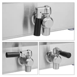 image-12.5qt/11.8l Stainless Steel Faucet Single Tank Deep Fryer