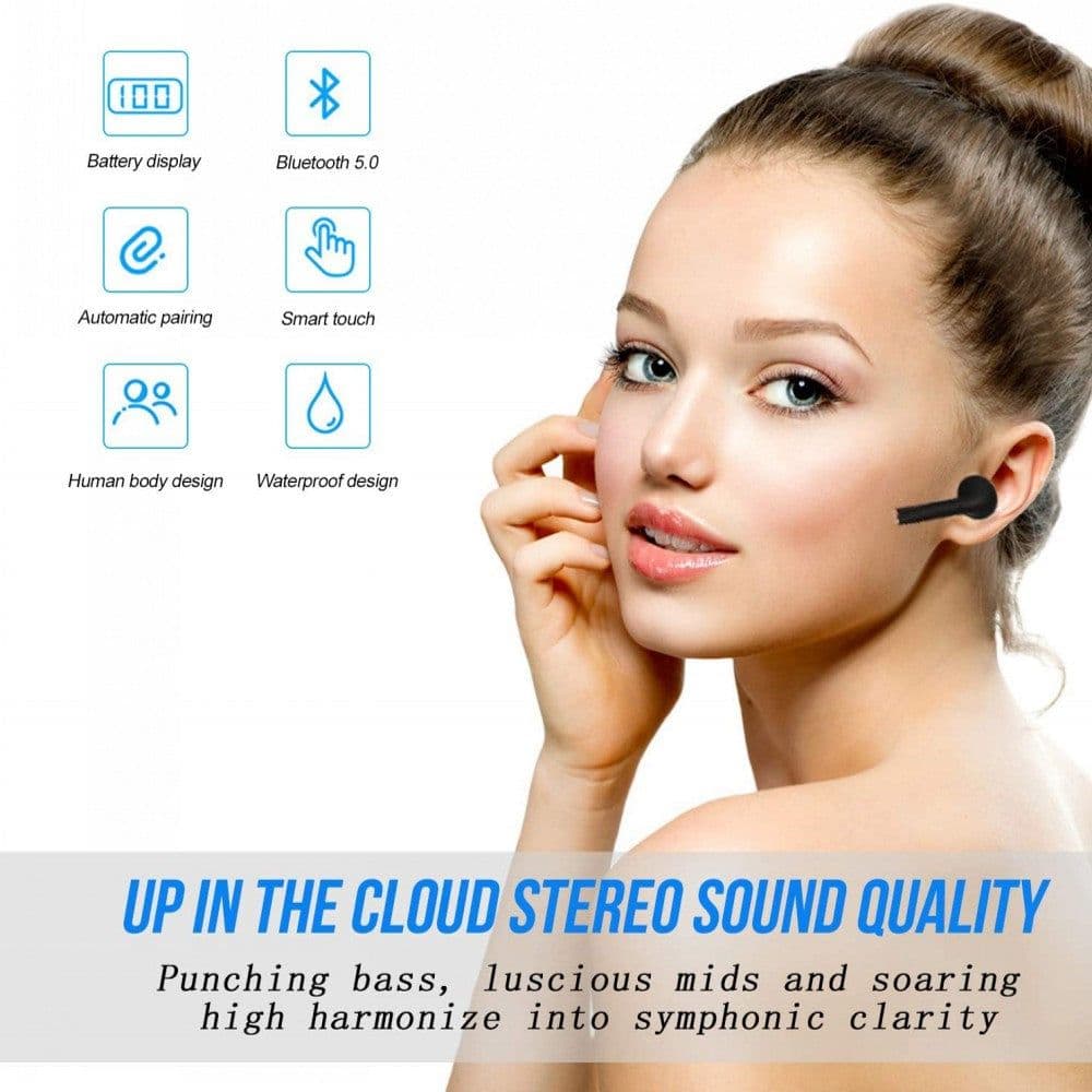 image-TWS Wireless Earbuds Bluetooth 5.0 Earphones with LED Display