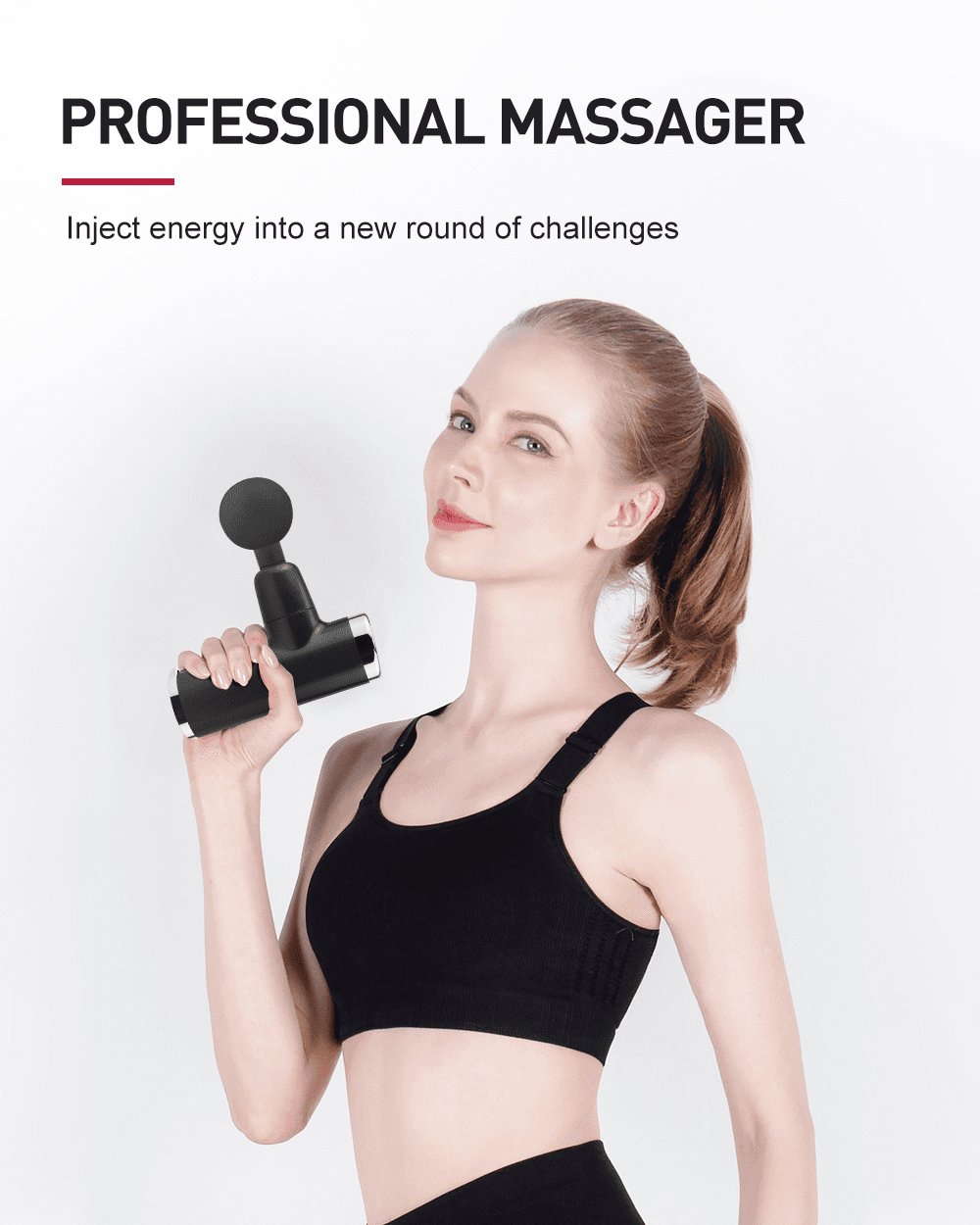 image-Mini Muscle Massage Gun Body Tissue Massager Fascia Gun