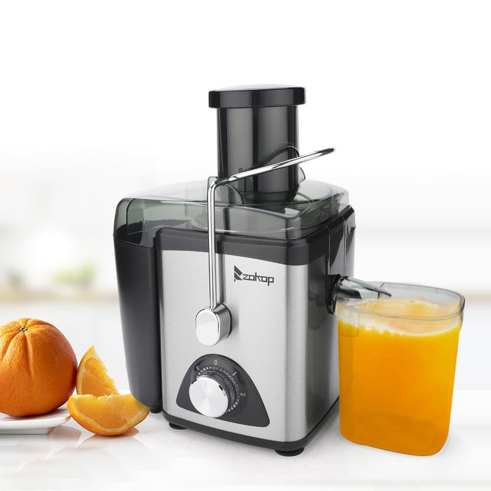 image-120V 600W 75MM Caliber 1000ML Slag Cup 3 Gear Electric Juicer
