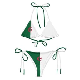 image-Bikini Femme – Drapeau de l'Algérie – Maillot de Bain 2 Pièces