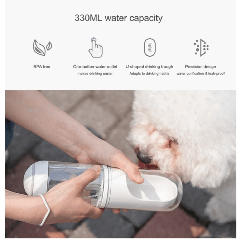 image-Outdoor Travel Pet Water Dispenser Pet Dog Cat Water Bottle