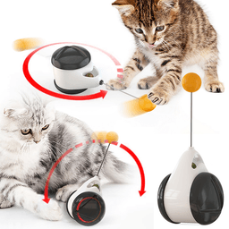 image-Tumbler Balanced Wheel Swinging Ball Cat Toy