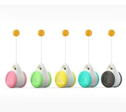 image-Tumbler Balanced Wheel Swinging Ball Cat Toy