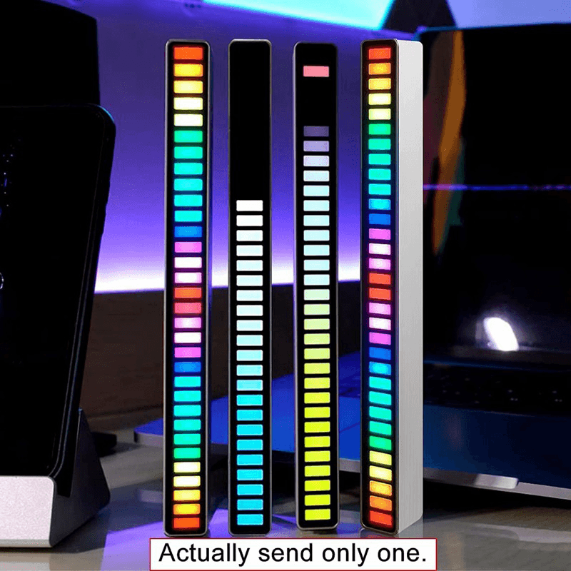 image-RGB LED Music Sound Control LED Symphony Pickup Light
