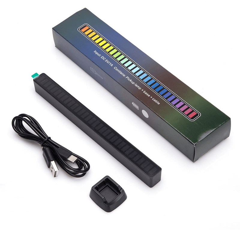 image-RGB LED Music Sound Control LED Symphony Pickup Light