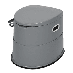 image-Outdoor Portable Toilet with Non-slip Mat