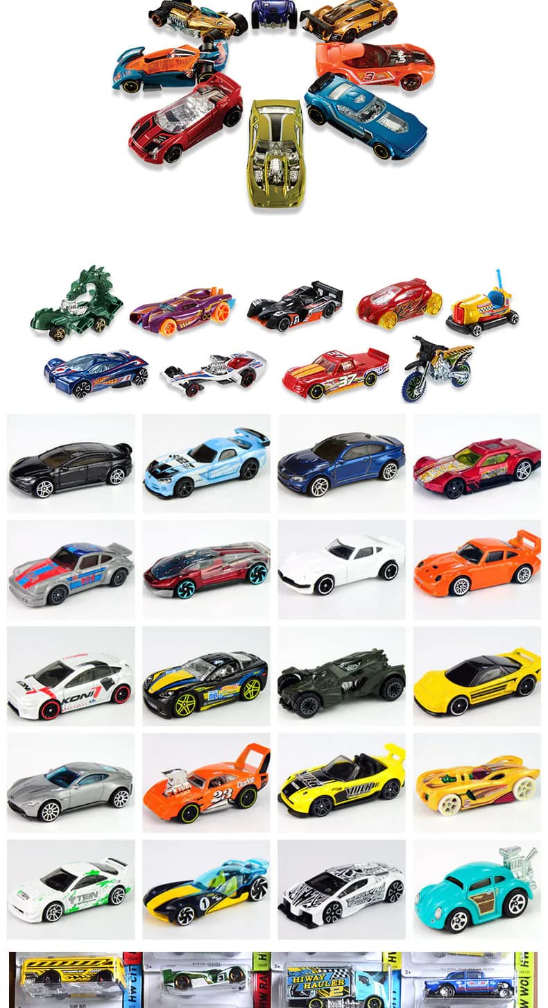 image-1:64 Mini Racing Hot wheels cars for kids toys