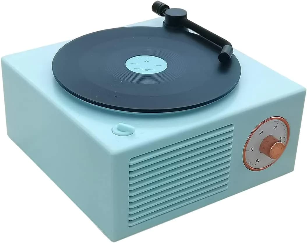 image-Retro Mini Vinyl Records Wireless Bluetooth Speakers