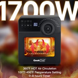 image-Geek Chef 1700W Convection Air Fryer Toaster Oven