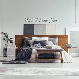 image-Romantic Wall Decal - Love Quote Adhesive Sticker for Interior Decoration