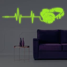image-Vinyl Wall Decals, Luminous Melodies Design, Self-Adhesive Wall Art Stickers