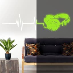 image-Vinyl Wall Decals, Luminous Melodies Design, Self-Adhesive Wall Art Stickers