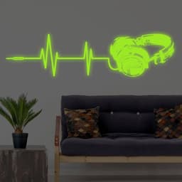 image-Vinyl Wall Decals, Luminous Melodies Design, Self-Adhesive Wall Art Stickers