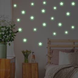 image-Starry Night Glow - 850 pcs Mesmerizing Glow In The Dark Stars Stickers