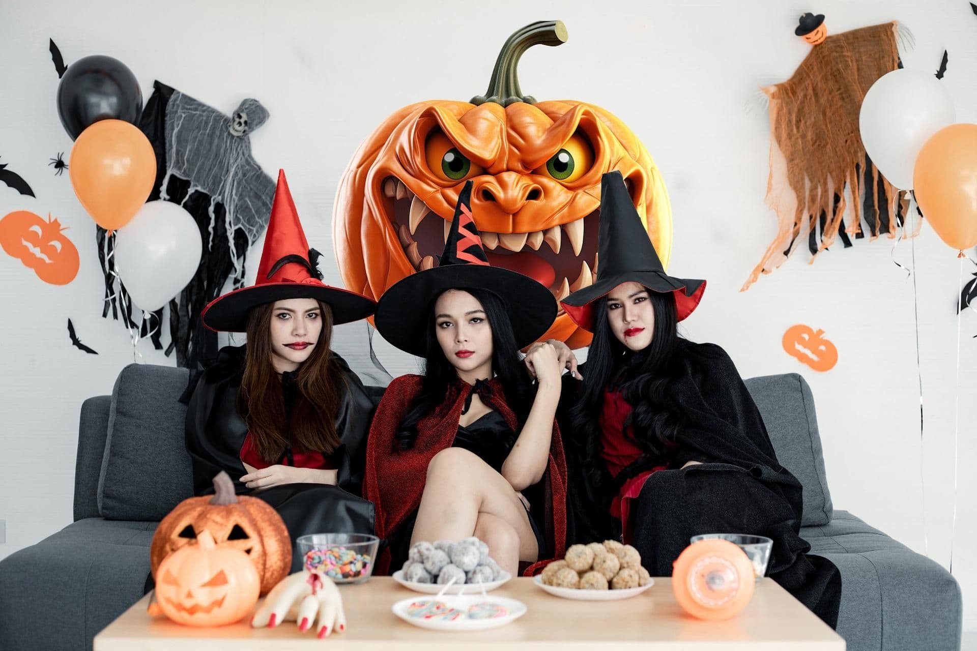 image-3D Halloween Wall Decal - Spooky Pumpkin Design Masterpiece