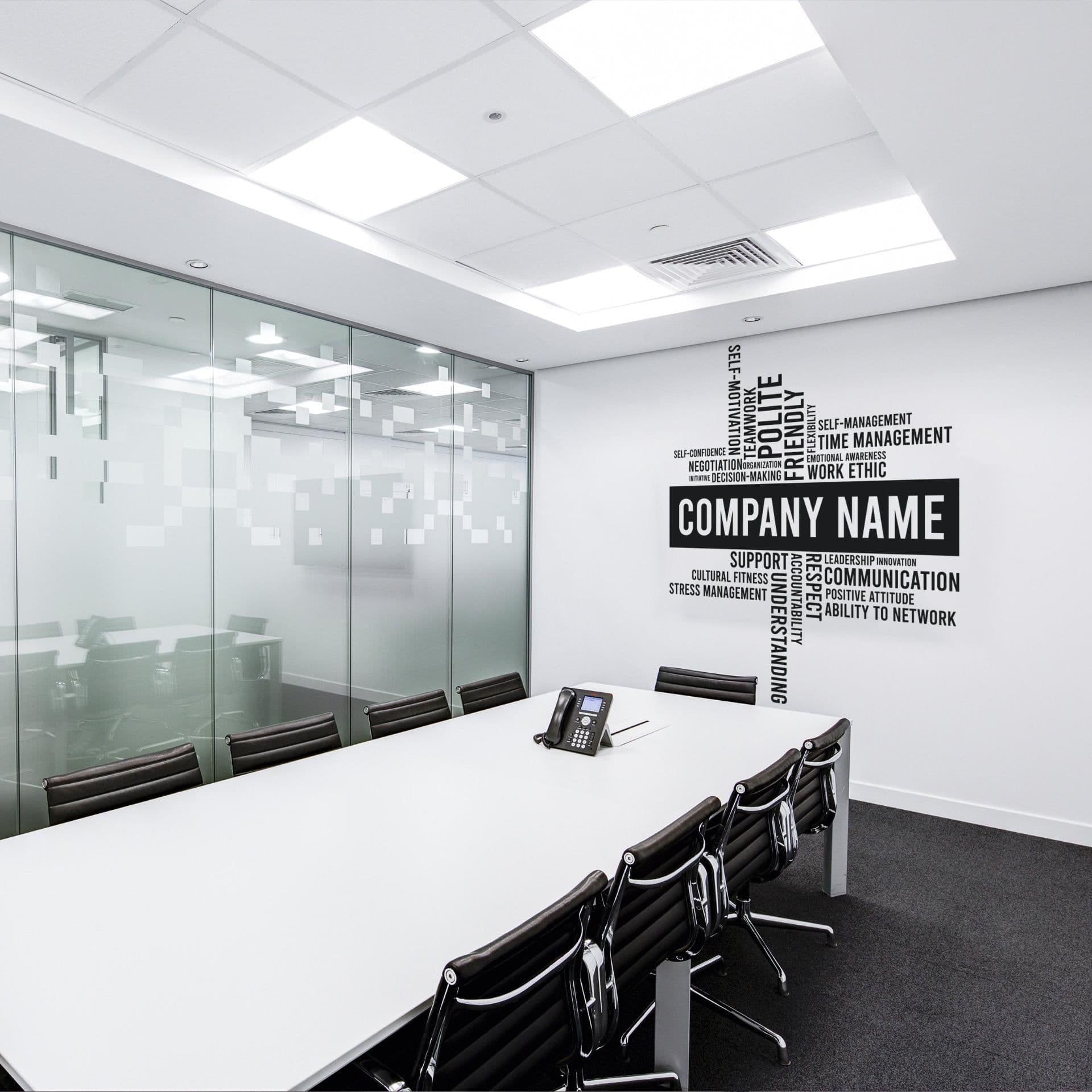 image-Our Value Wall Decal Office Decor Sticker