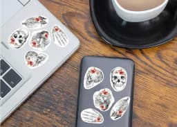 image-Anatomy Skeleton Decals - Medical School Decor
