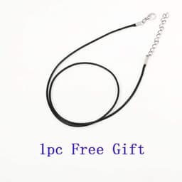 image-Hexagonal Column Tumbled Gemstone Spiral Wrapped Pendant Necklace