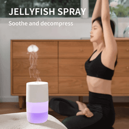 image-1200mAh Rechargeable Jellyfish Air Humidifier Mist Sprayer