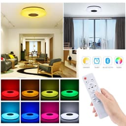 image-Smart Music LED ceiling Lights RGB Dimmable