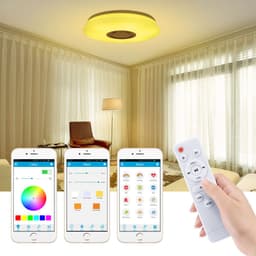 image-Smart Music LED ceiling Lights RGB Dimmable