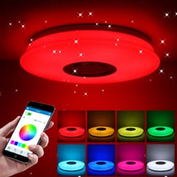 image-Smart Music LED ceiling Lights RGB Dimmable