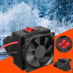 image-Portable Car Vehicle Fan Heater Warm Air Blower