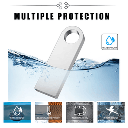 image-Mini Metal usb flash drive 128G 16G 8G pendrive For Gift
