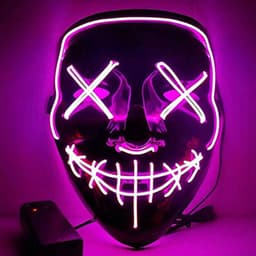 image-Halloween Masks Cosplay Mask Pink Color