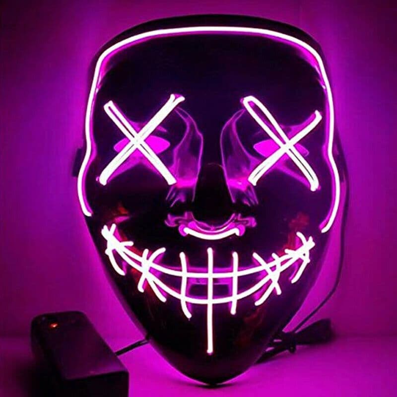 image-Halloween Masks Cosplay Mask Pink Color