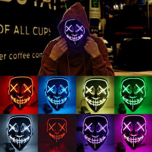 image-Halloween Masks Cosplay Mask Pink Color