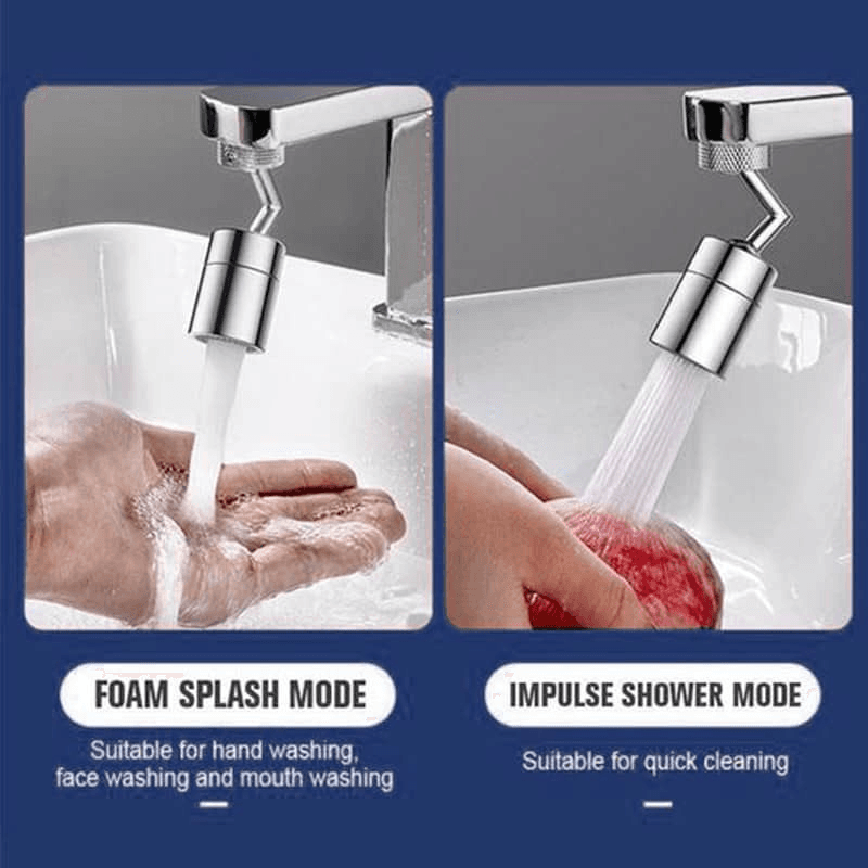 image-Universal Splash Filter Faucet 720° Rotate Water Purifier