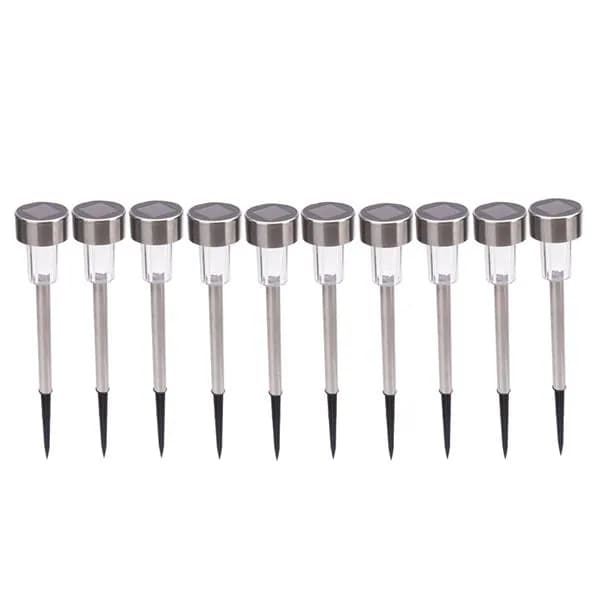 image-10pcs 5W High Brightness Solar Power LED Lawn Lamps with Lampshades